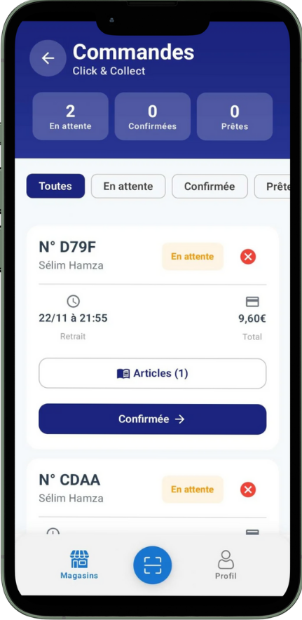 Click & Collect - Catalogue